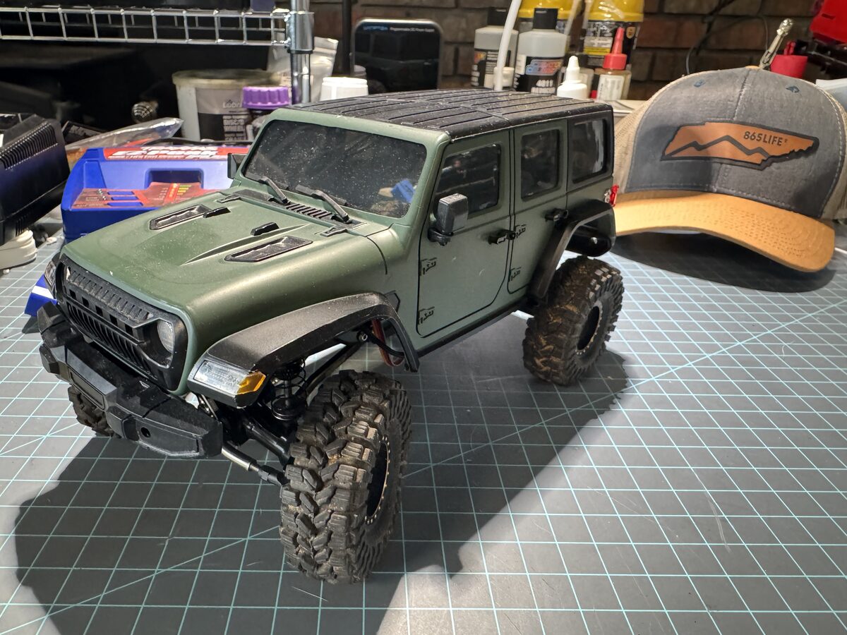 TRX4m muddy underside